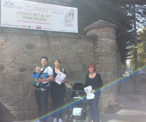 Protest at Nestle SMA Pregnancy and Baby Fair, Dublin, 30 - 31 A