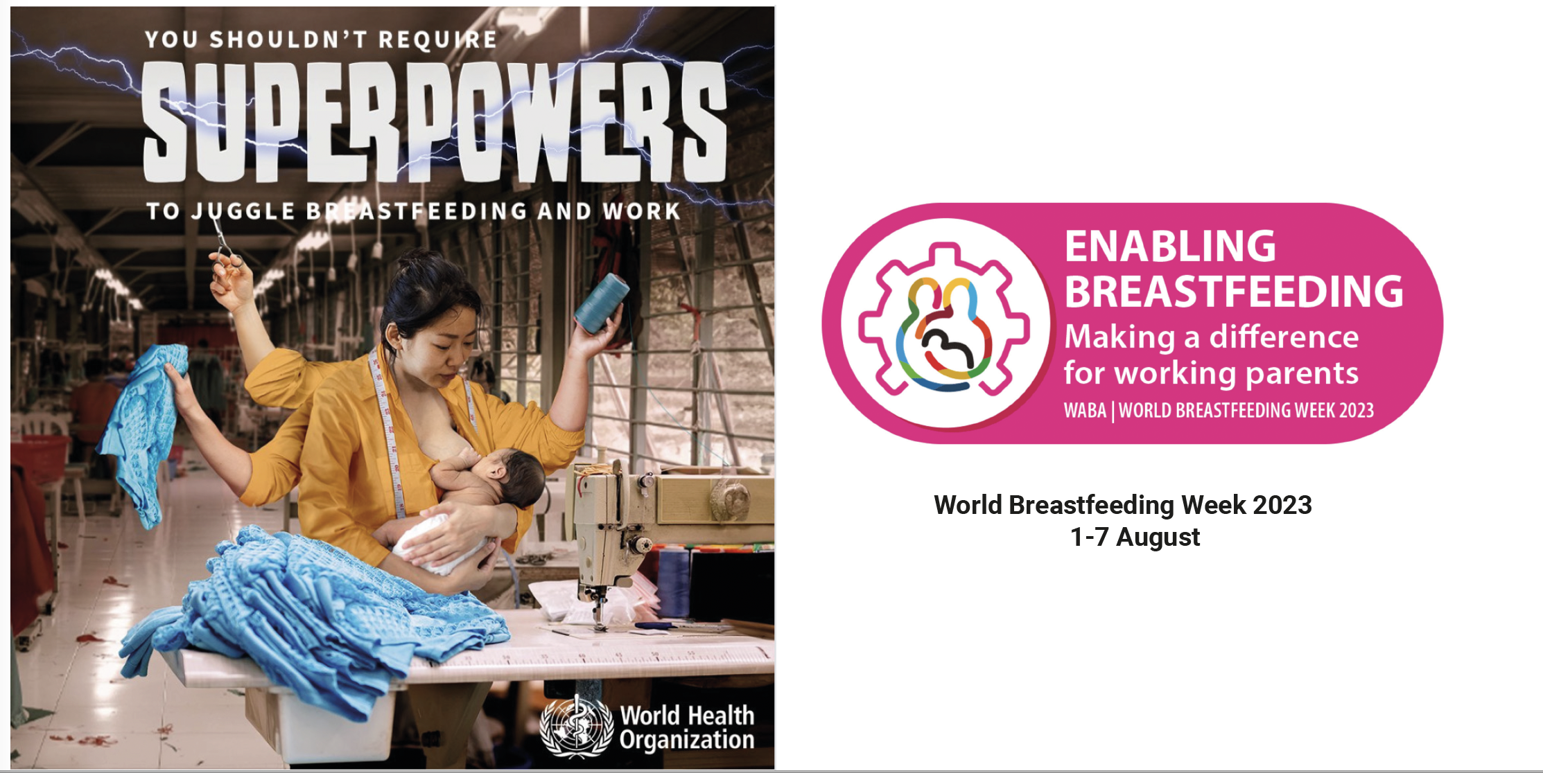 World Breastfeeding Week 2023 - for working mothers