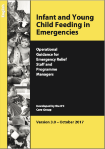 Operational Guidance on Infant Feeding in Emergencies (OG-IFE) version 3.0 (Oct 2017)